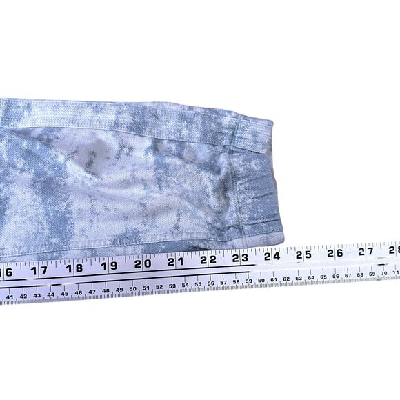 Athleta Farallon Jogger Pants Women's Small Camo Coast Blue Travel Fitted Cotton - Picture 8 of 9